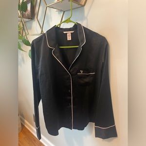 Victoria Secret Satin Pajamas Top and Bottom